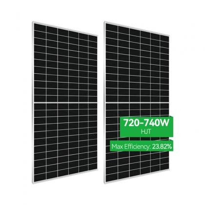 Custom Higher Efficiency Bifacial Hjt N Type Module Solar Panels